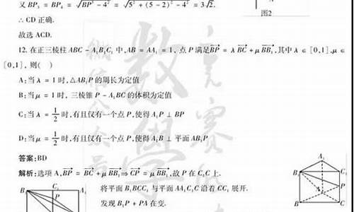 17数学山东答案高考_数学2017山东卷