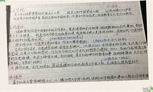 高考状元唐楚玥笔记_高考状元2020唐楚玥笔记