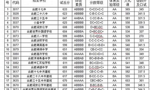 合肥高考分值,合肥高考科目及各科分数