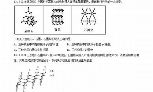 高考物质结构,高考物质结构与性质最后一题计算考哪些内容