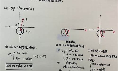 极坐标与参数方程高考,极坐标与参数方程高考题型总结