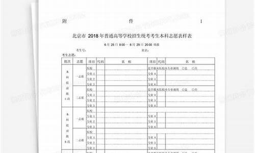 高考志愿填报表2023电子版下载-高考志愿填报表2016